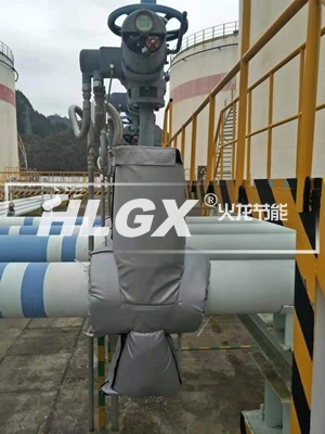 中石化罐區(qū)電動(dòng)閥防凍保溫套