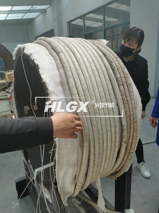 電磁加熱保溫套隔熱測試