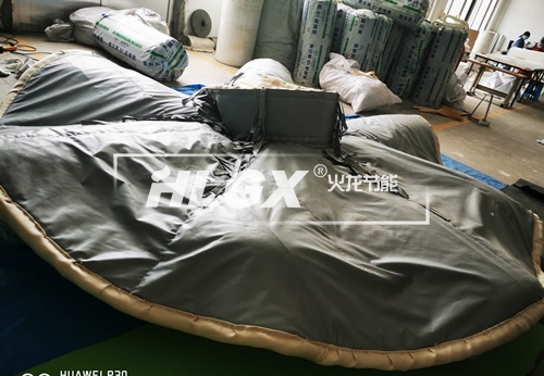 感應(yīng)加熱保溫用1000℃接管座保溫套